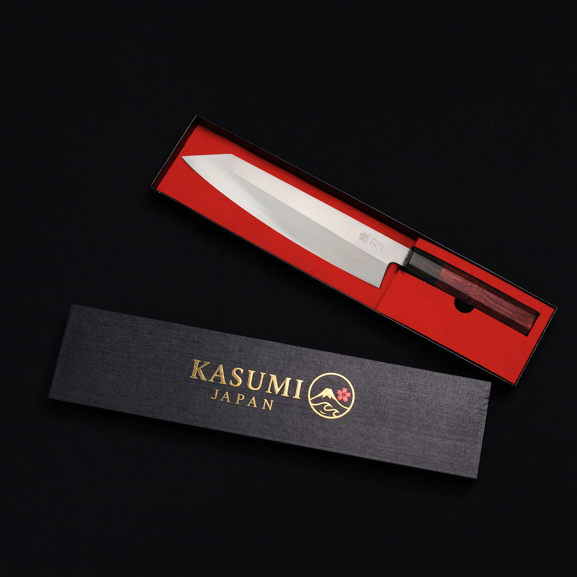 Master 5‑Piece Collection - VG-10 Red Ebony Series (Gyuto, Nakiri, Petty, Santoku, Bunka) - Image 7