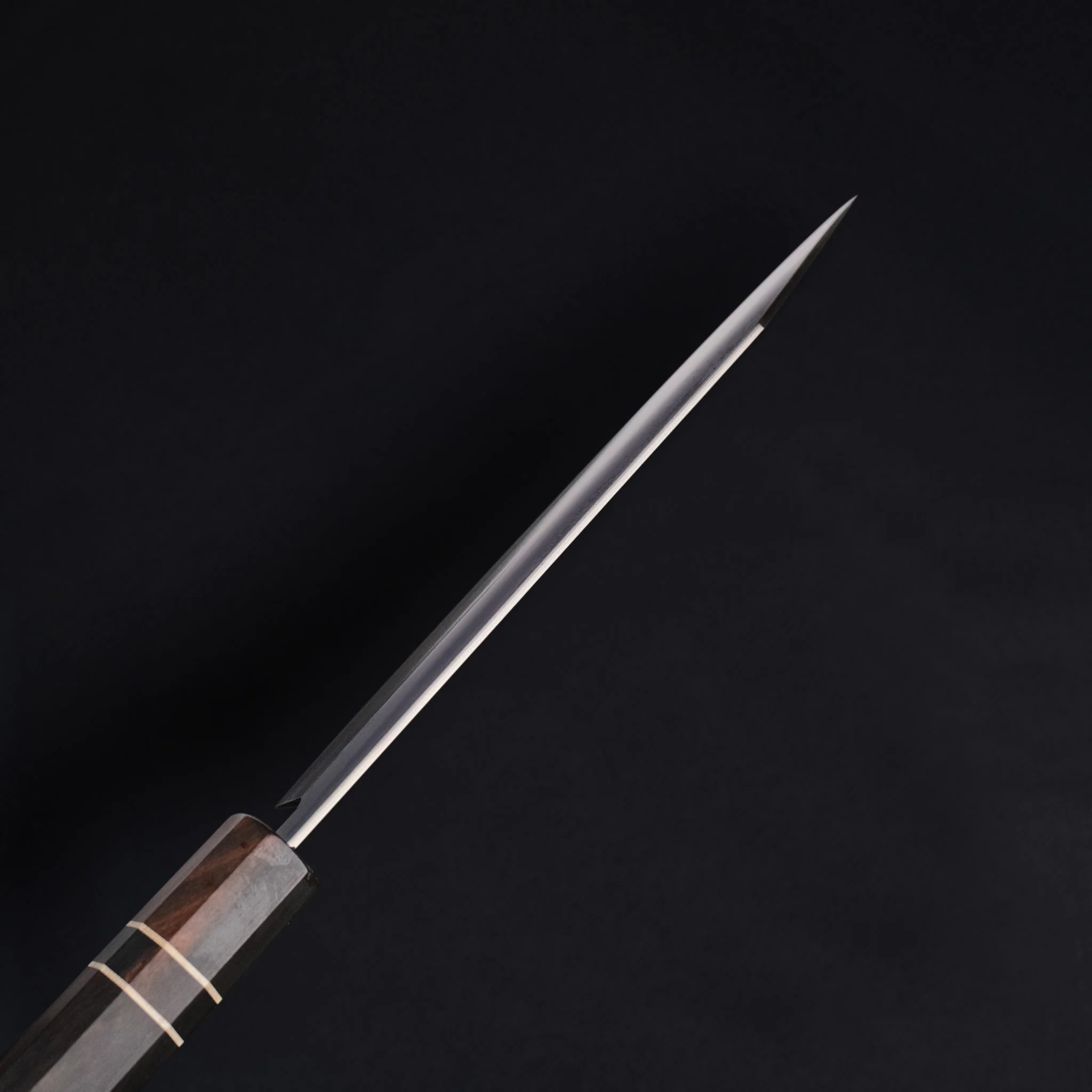 Bunka Blue Steel Ebony Wood Handle - Image 5