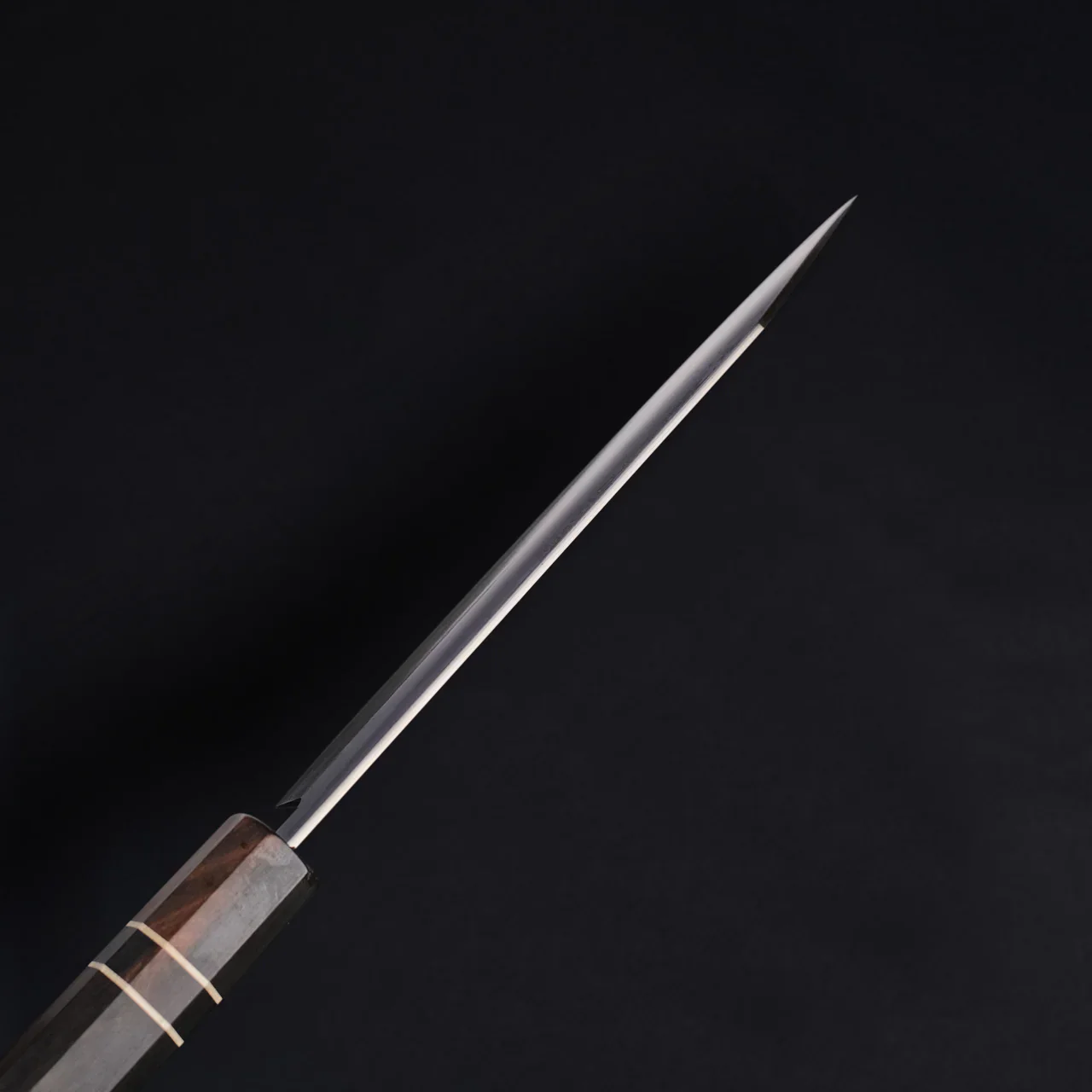 Bunka Blue Steel Ebony Wood Handle + Whetstone - Image 5