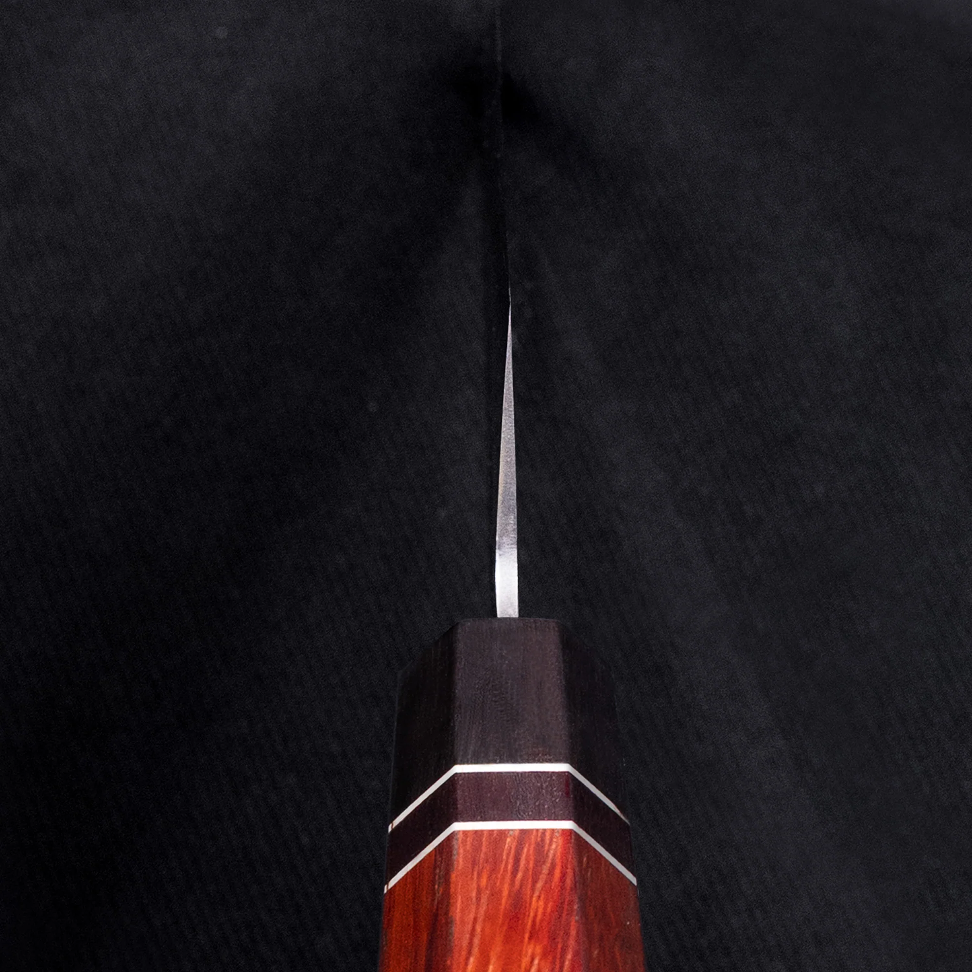 Bunka Damascus VG10 Ebony Wood Handle - Image 6
