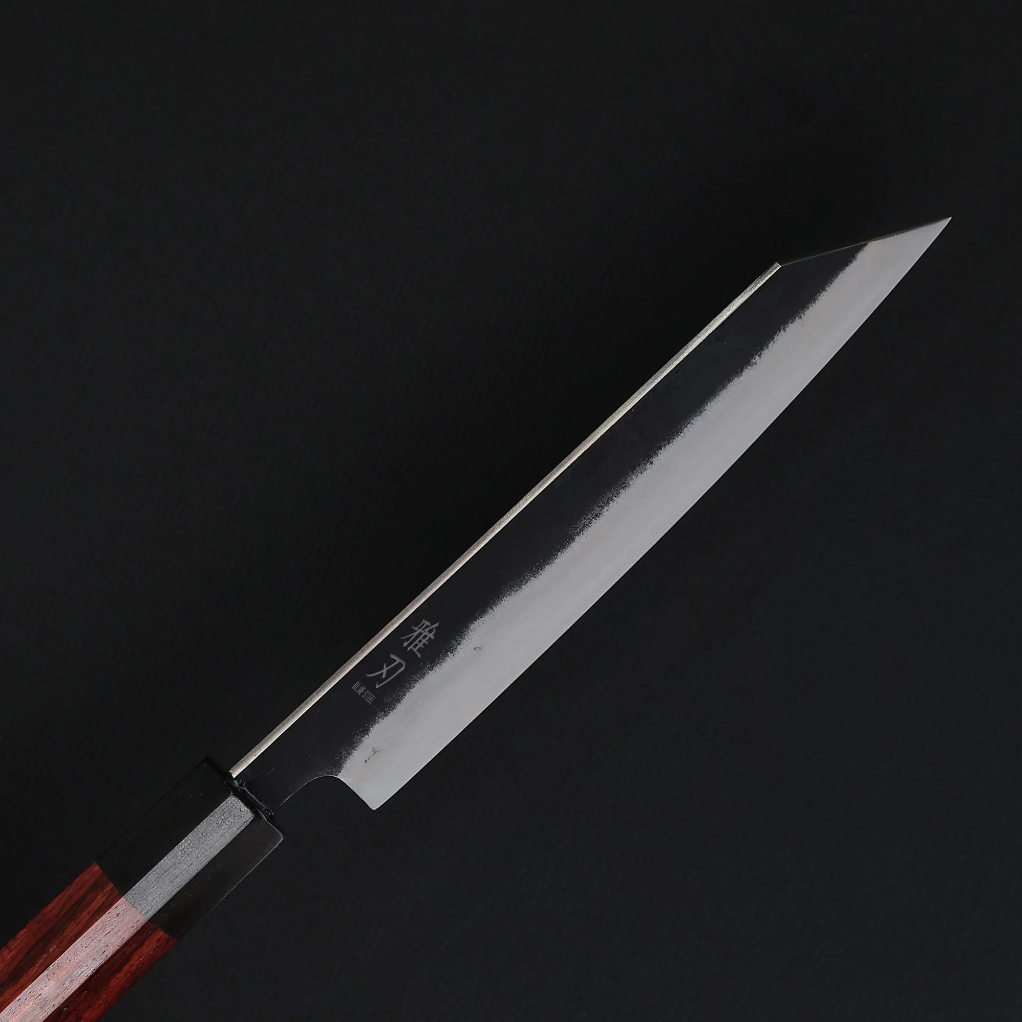 Bunka Knife – Blue Steel Red Ebony Series - Image 5