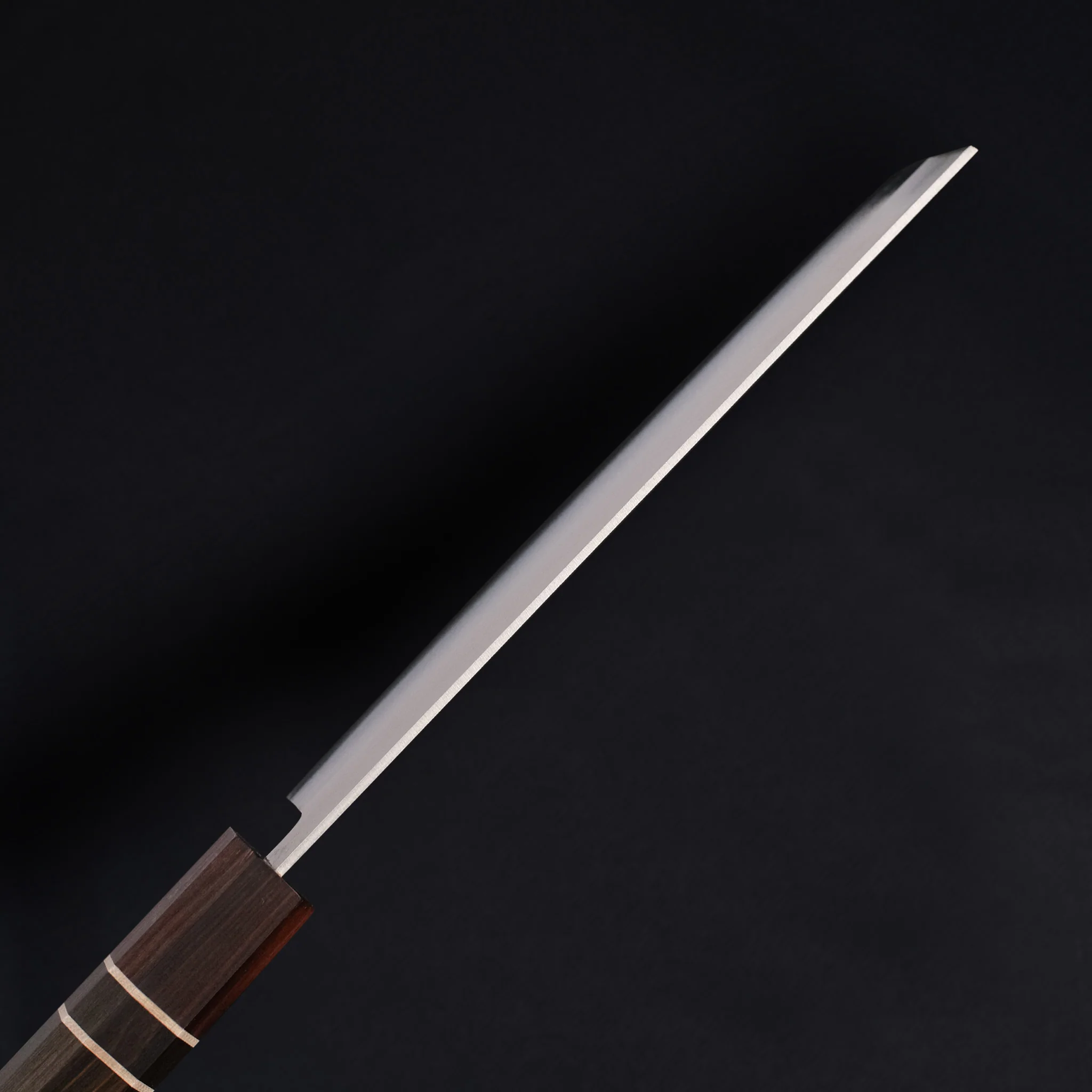 Daily Cut Japanese Trio – VG-10 stainless steel, Ebony Wood Handles (Bunka, Nakiri, Santoku) - Image 6