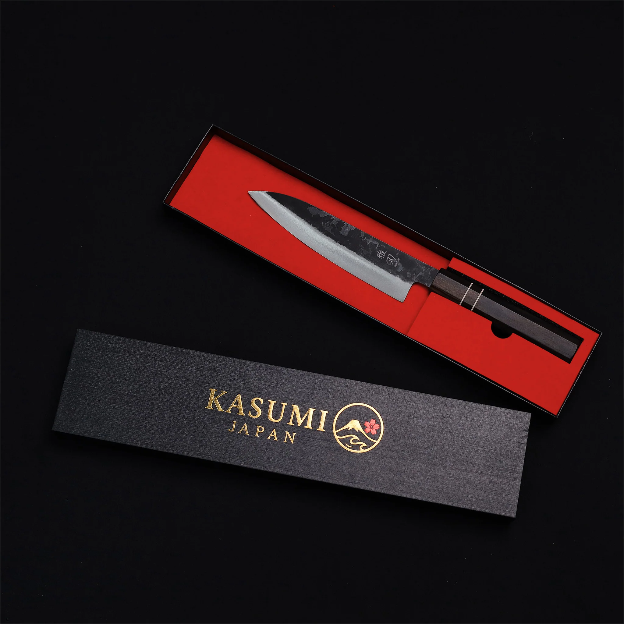 Gyuto Blue Steel Ebony Wood Handle - Image 3