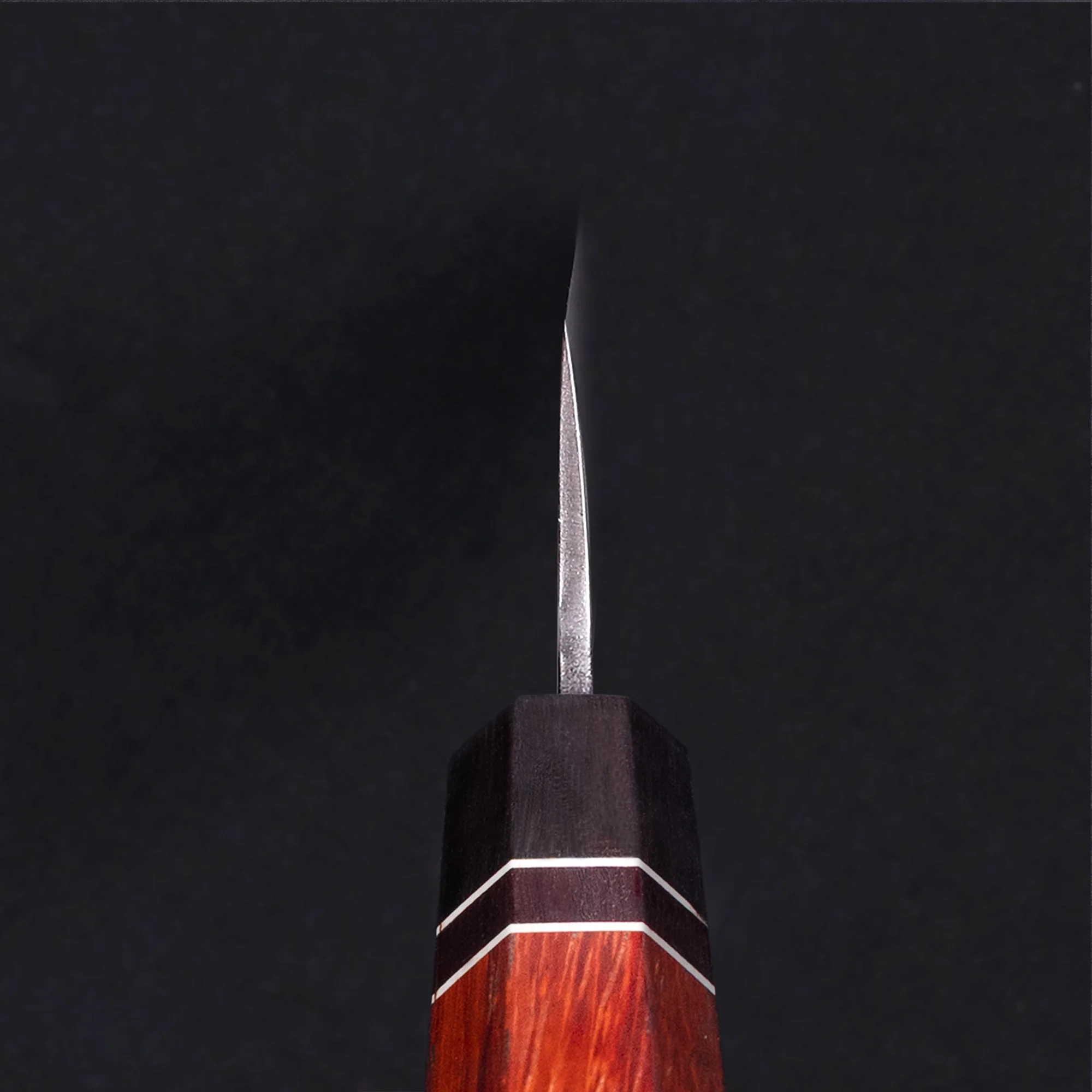 Gyuto Knife - Damascus Ebony Wood Handle - Image 5