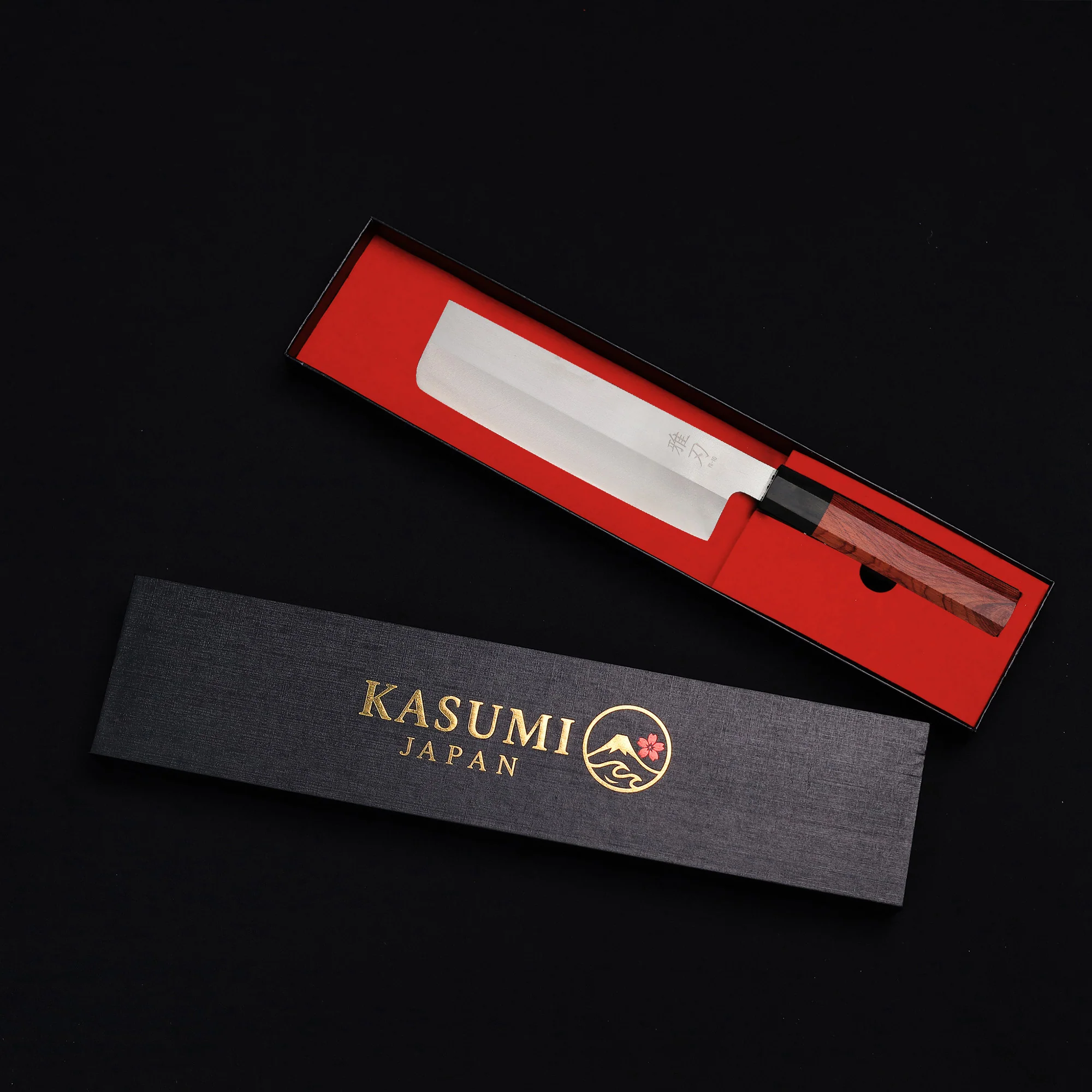 Nakiri Knife – Red Ebony VG-10 Series 180mm/7in - Image 5